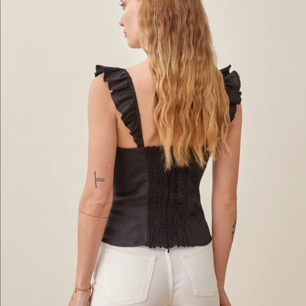Reformation linen top